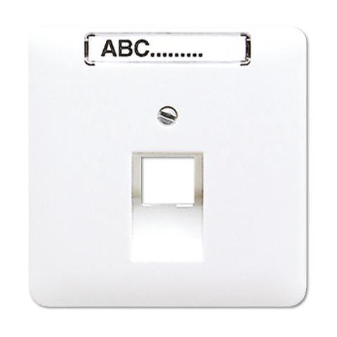 Cd 569-1 Naua Ww Bianco Placca Per Interruttori E Coperchio Per Presa - Foto 1