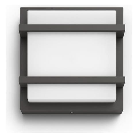 Applique Da Parete Led 12w Petronia Bianco Naturale 4000k 190x190x53 Mm Alluminio - Foto 1