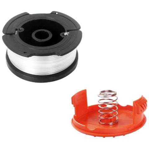 Bobina Di Ricambio Con Cappuccio E Molla Per Tagliabordi Black Decker Weed Eater Multicolore Black Decker Af-100 - Foto 1