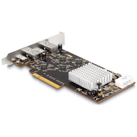 Scheda PCI Express x8 con 2 x USB 20 Gbps USB Type-C femmina e 2 x USB 10 Gbps di Tipo-A femmina - Quad Channel - Foto 3