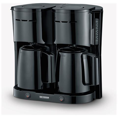 Caffettiera A Filtro Duo Con 2 Caraffe Thermos Ka 9315 Colore nero - Foto 1