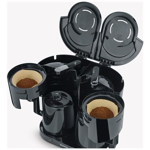 Caffettiera A Filtro Duo Con 2 Caraffe Thermos Ka 9315 Colore nero - Foto 3