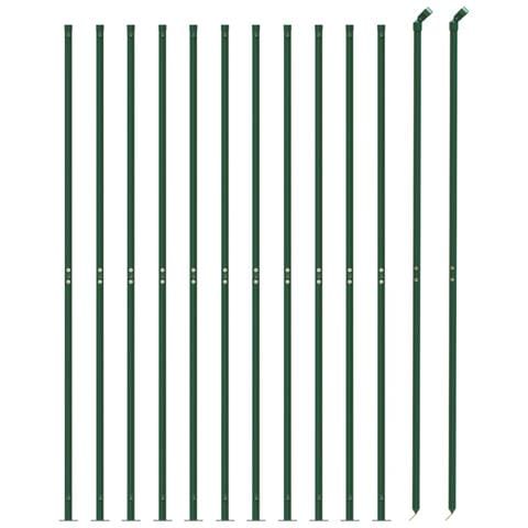 Recinzione Metallica Con Flangia Verde 1,8x25 M - Foto 2