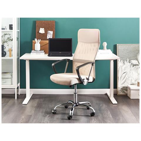 Sedia Da Ufficio Design Beige - Foto 1
