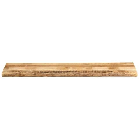 Piano Tavolo Bordi Vivi 180x40x2,5 Cm Legno Di Mango Grezzo - Foto 3