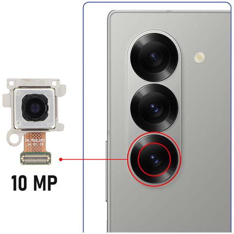 Fotocamera Teleobiettivo 10mp Z Fold6 Originale, Nero - Foto 4