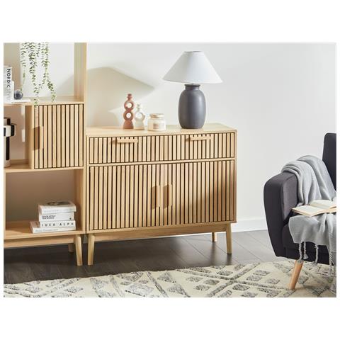 Credenza A 2 Ante Lynwood Marrone Chiaro - Foto 1