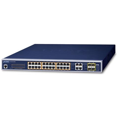GS-4210-24P4C switch di rete Gestito L2/L4 Gigabit Ethernet (10/100/1000) Supporto Power over Ethernet (PoE) 1U Blu - Foto 1