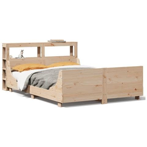 Letto Senza Materasso 120x190 Cm In Legno Massello Di Pino - Foto 2
