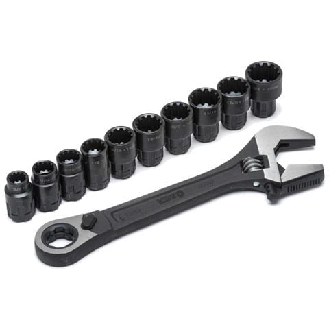 Set Chiave A Rullino E Bussole X6 Pass-thru Black Edition 11 Pz - Foto 1