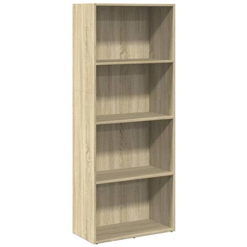 Libreria Rovere Sonoma 60x30x152 Cm In Legno Multistrato - Foto 2