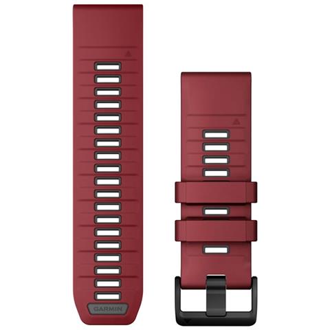 Cinturino In Silicone Quickfit 26mm, Marsala /graphite - Foto 2
