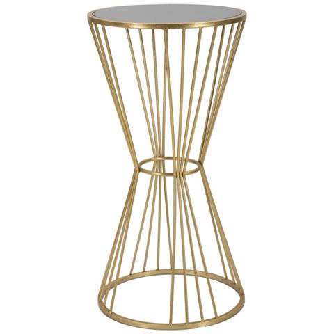 Tavolino Mf590 - Oro - Metallo - 40x40x80 Cm - Foto 1