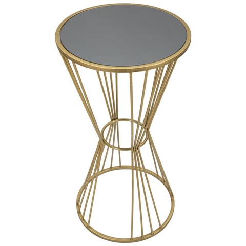 Tavolino Mf590 - Oro - Metallo - 40x40x80 Cm - Foto 2