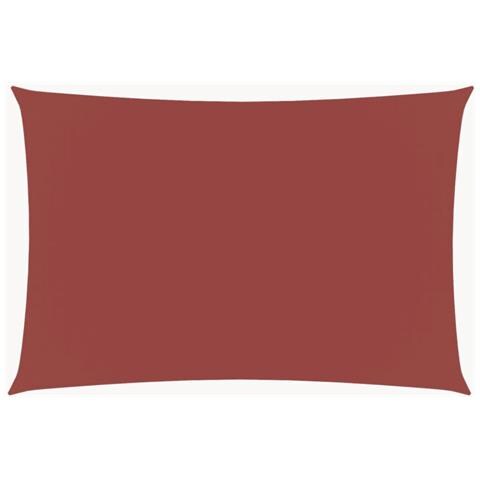 Parasole A Vela Oxford Rettangolare 2x4,5 M Terracotta - Foto 1
