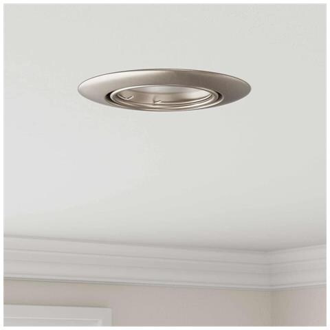 Faretti Incassati 6 pezzi Rotondo GU10 Argento Ø90 mm Acciaio - Foto 2