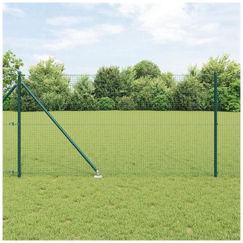 Set di Pali per Recinzione Set di 2 Verde - Foto 2