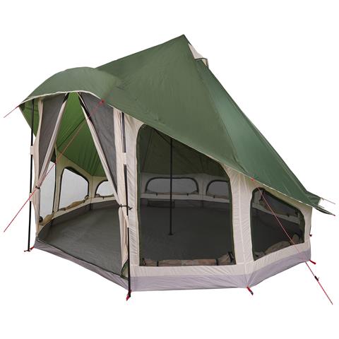 Tenda Familiare Tipi Verde 6 Persone Impermeabile - Foto 1