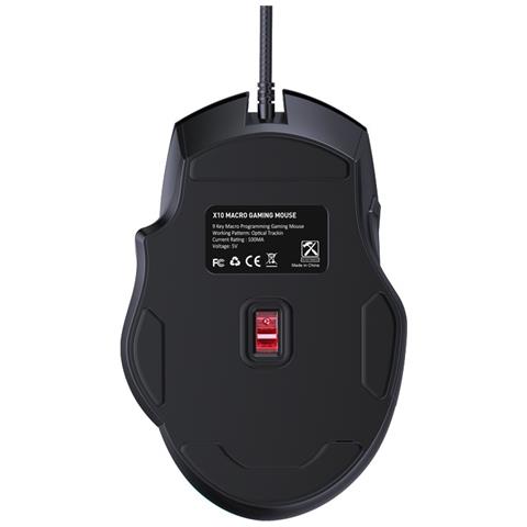 Mouse Da Gioco Cablato Rgb A 9 Tasti Ad Alta Velocità: 12800 Dpi, Illuminazione Dinamica - Foto 2