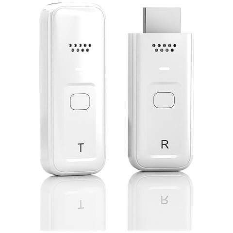 Kit Trasmettitore E Ricevitore Video Hdmi Wireless 1080p Plug & Play White - Foto 1