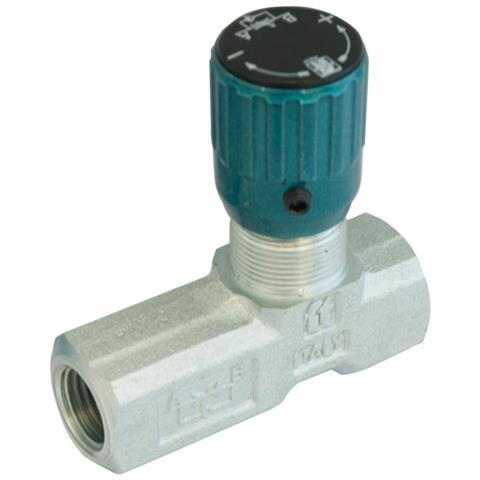 Regolatore Di Flusso Unidirezionale Da 1/2"" In Acciaio - Foto 1