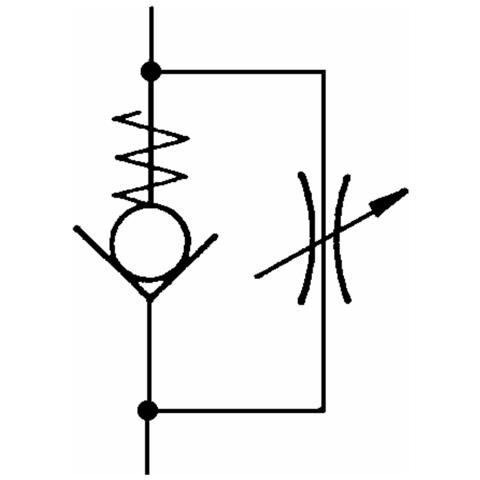 Regolatore Di Flusso Unidirezionale Da 1/2"" In Acciaio - Foto 3