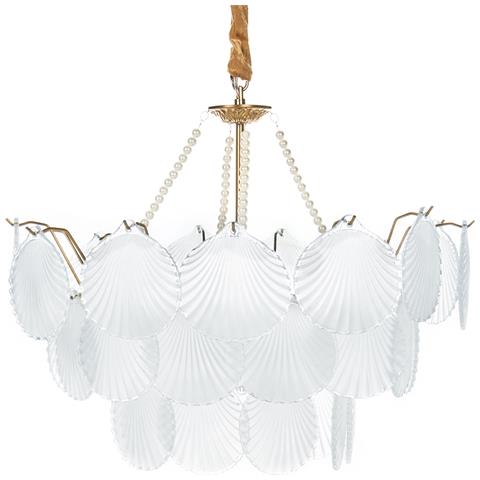 Lampadario Bigote Vetro Ottone - Foto 2