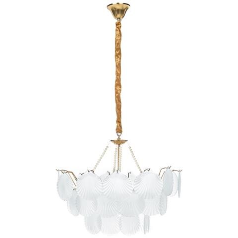 Lampadario Bigote Vetro Ottone - Foto 7