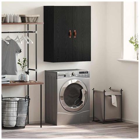 Pensile Nero 69.5 x 34 x 90 cm Legno multistrato - Foto 2