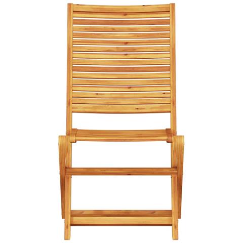 Set Bistro Pieghevole 3 pcs Marrone legno massello di acacia - Foto 9