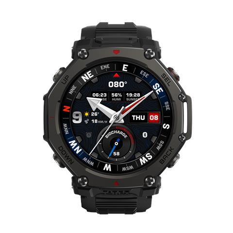 T-Rex 3 Pro 3,81 cm (1.5") AMOLED 48 mm Digitale 480 x 480 Pixel Touch screen Nero Wi-Fi GPS (satellitare) - Foto 1