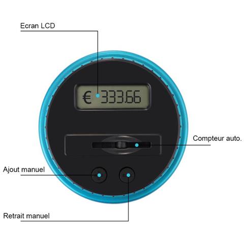 Salvadanaio Elettronico In Euro, Trasparente - Foto 2