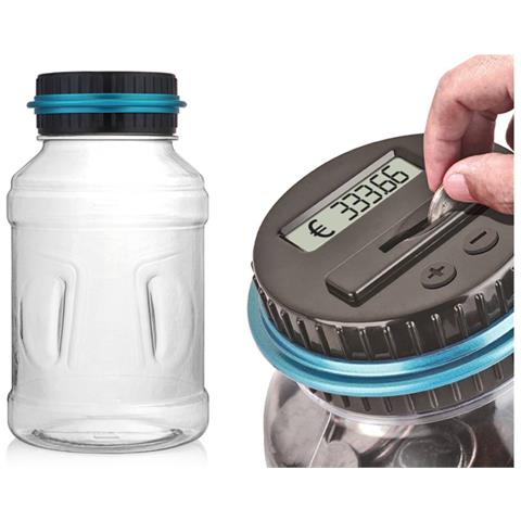 Salvadanaio Elettronico In Euro, Trasparente - Foto 3