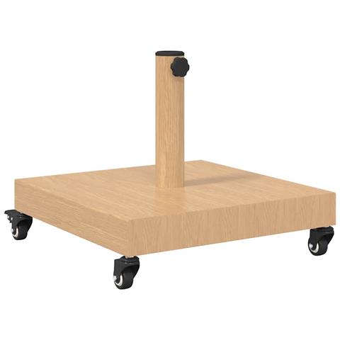 Base per Ombrello da Esterno Legno chiaro 45 x 45 x 31.5 cm - Foto 1