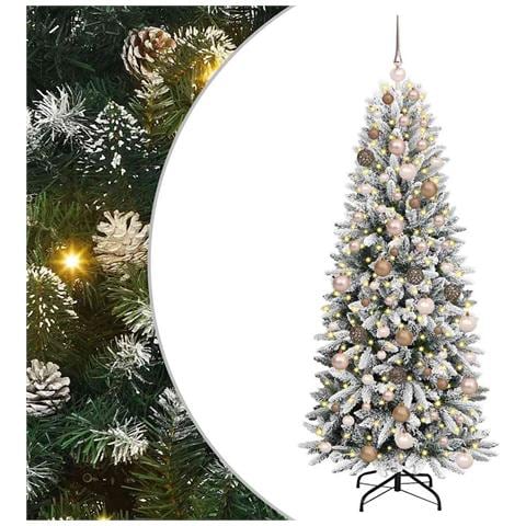 Albero di Natale artificiale con 300 LED Bianco 180 cm - Foto 1