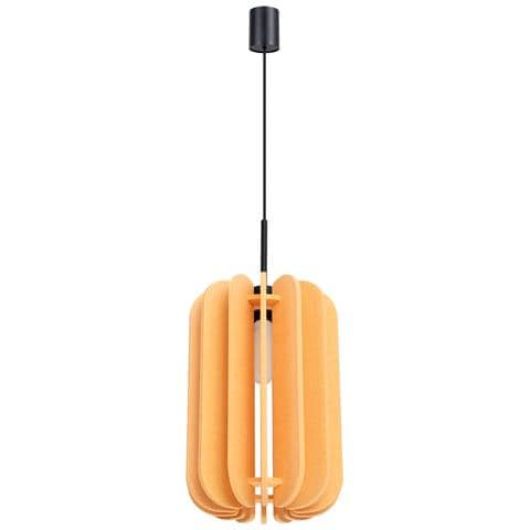 Lampada A Sospensione Mula 27 Giallo Sl. 1858 - Moderno Lampada A Sospensione Giallo /nero 165x27x27 Cm - Foto 2