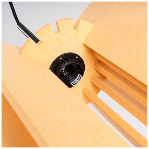 Lampada A Sospensione Mula 27 Giallo Sl. 1858 - Moderno Lampada A Sospensione Giallo /nero 165x27x27 Cm - Foto 8