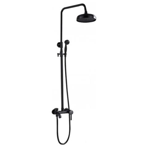 Rubinetto per doccia, Blackswan, tipo M68.6, modello nero antico, misura 20 cm - Foto 1