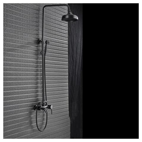 Rubinetto per doccia, Blackswan, tipo M68.6, modello nero antico, misura 20 cm - Foto 4