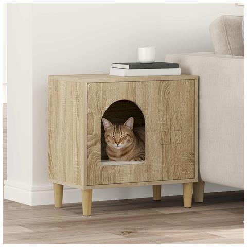 Casa per Gatti Sonoma 51 x 30 x 52 cm Legno multistrato - Foto 2