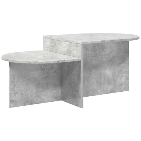 Tavolino da salotto Grigio Cemento 100 x 50 x 40 cm - Foto 1