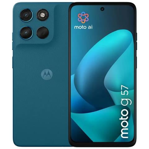 Moto G57 5G 256GB 8GB Ram Display 6.72" Main Camera 50MP Android 16.0 Dual Sim USB tipo-C Snapdragon 6s Gen4 5200mAh - Pantone Corsair - Foto 1