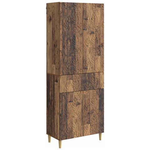 Set di armadi 2 pcs Legno antico Legno ingegnerizzato - Foto 1