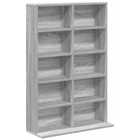 Mobile per CD Sonoma grigio 65 x 23,5 x 97,5 cm - Foto 1