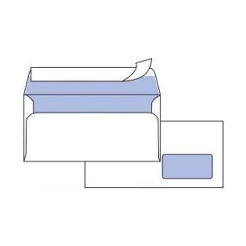 Busta Documento - 230 mm x 110 mm - 90 g / m2 - Carta - 50 - Bianco - Foto 1