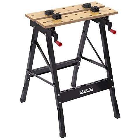 Banco Da Lavoro Tavolo Da Lavoro In Acciaio Pieghevole - 100 Kg Portata 560 X 220 X 750 Mm - Foto 1