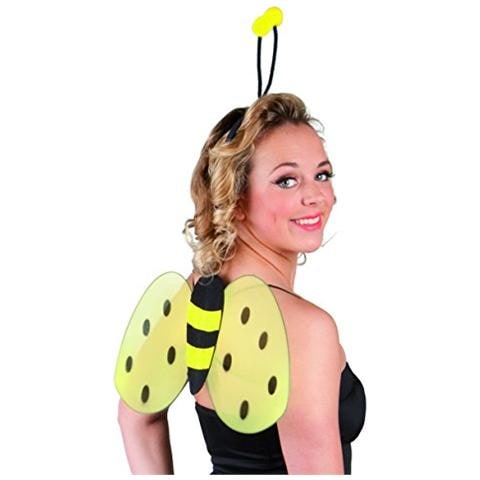 52852 - Kit Ape Honeybee Cerchietto E Ali 25x63 Cm, Giallo - Foto 1