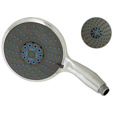 Doccetta A 3 Getti In Plastica Cromata (vaporizzato, Pioggia, Idromassaggio), Erogatore Da Mm. 150 Con Tettarelle Al Silicone Anticalcare E Attacco Filettato Da 1/2"" Maschio. - Foto 1