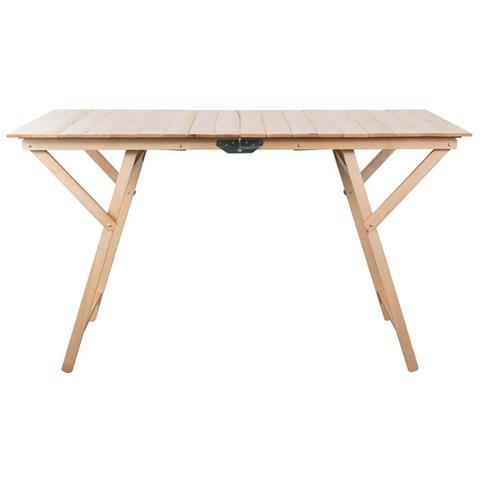 Tavolo Da Giardino Pieghevole Salvaspazio In Legno 70 X 140 - Foto 2