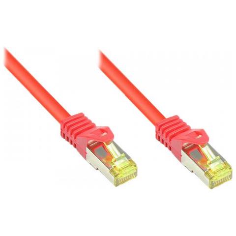 Patchkabel Mit Cat. 7 Rohkabel S / ftp Rot 7,5m - Foto 1